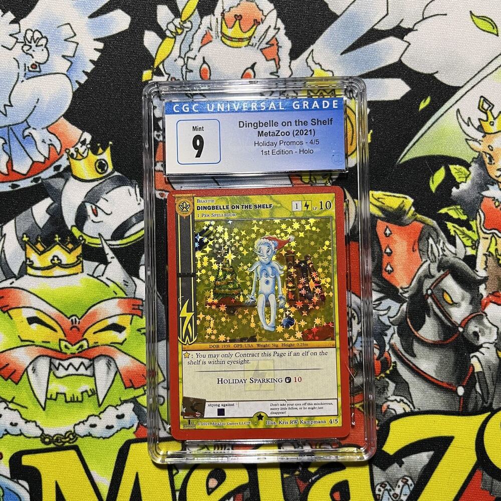 Metazoo Dingbelle On The Shelf Mint 9 CGC Full Holo 1st Edition Promo Cryptid